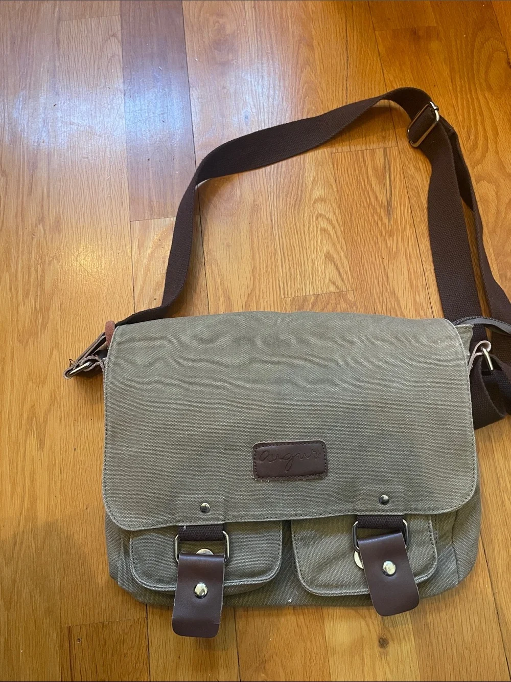 Augur Strauss & Company Canvas Crossover bag  (OL3)